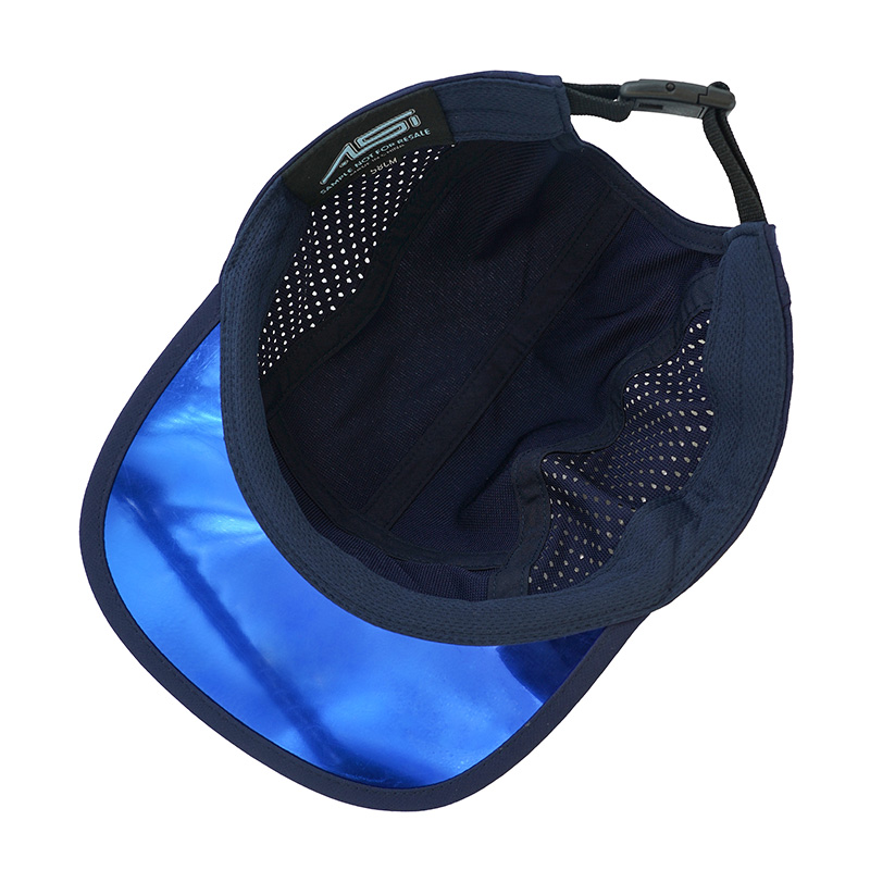 5 Panels PVC Visor Camper Cap with Metal - 图片 2