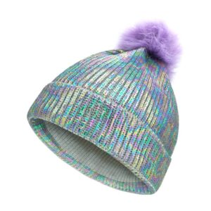 Paint-coat Pompom Beanies