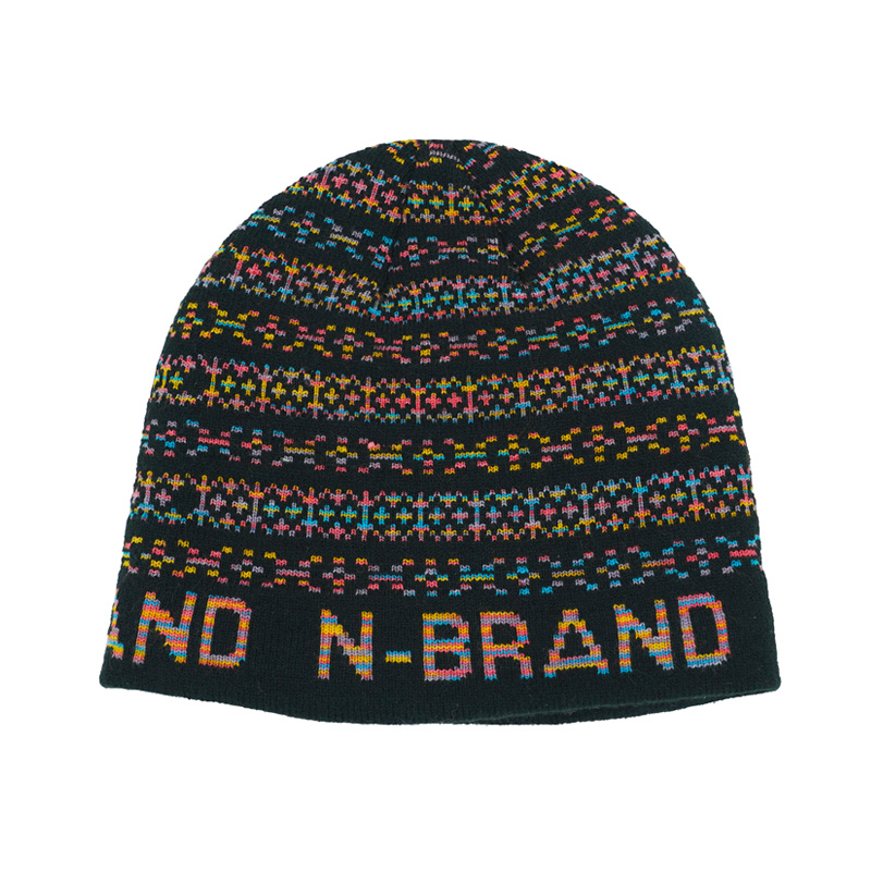Recycled Jacquard Slouchy Beanies - 图片 2